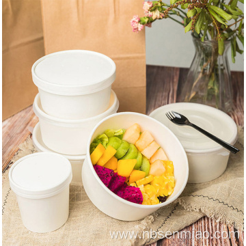 Ice cream paper bowl food grade paper container